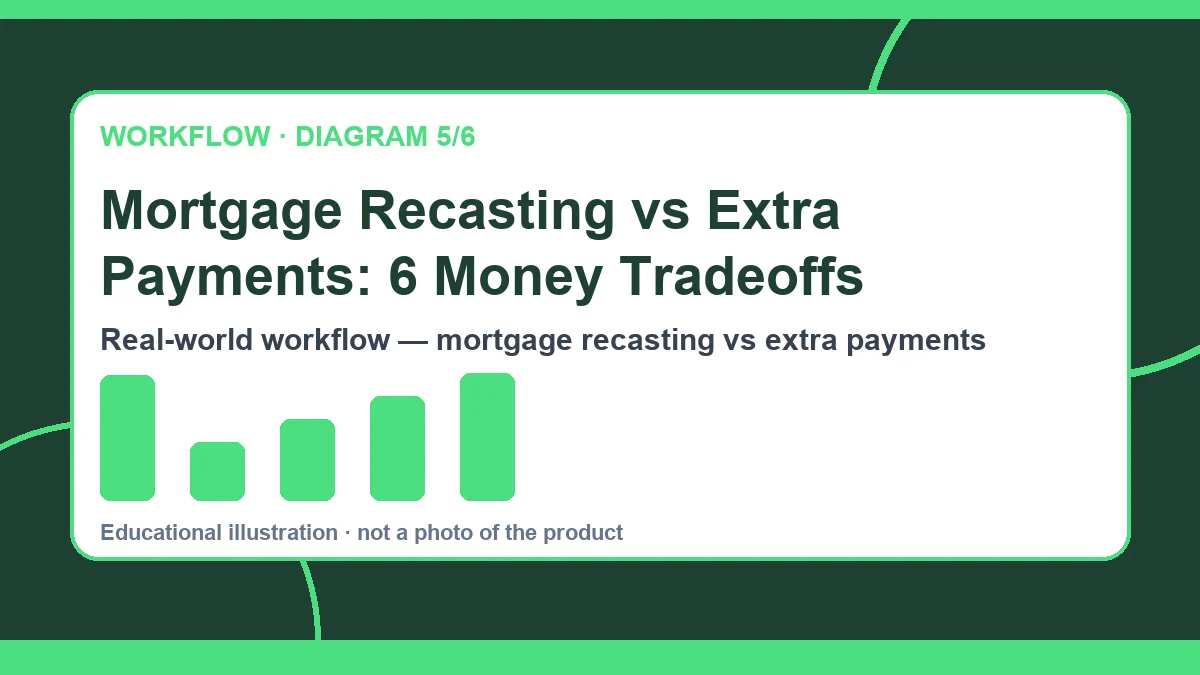 mortgage recasting vs extra payments diagram 5