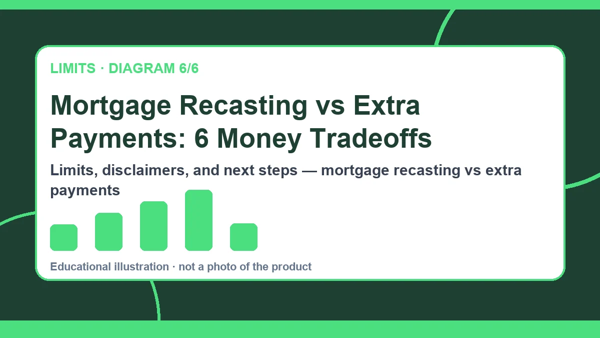 mortgage recasting vs extra payments diagram 6